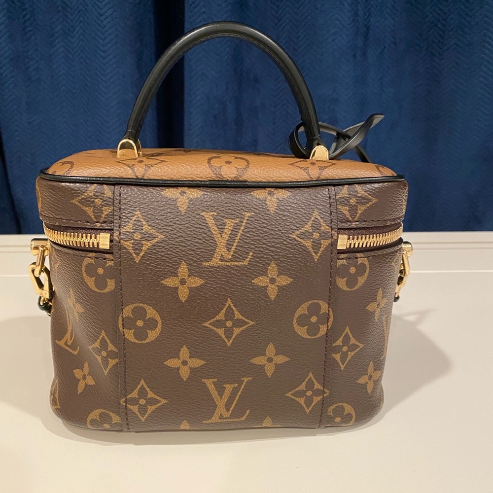 Louis Vuitton Vanity PM Bag Crossbody Purse Clutch Trunk - Picture 7 of 9